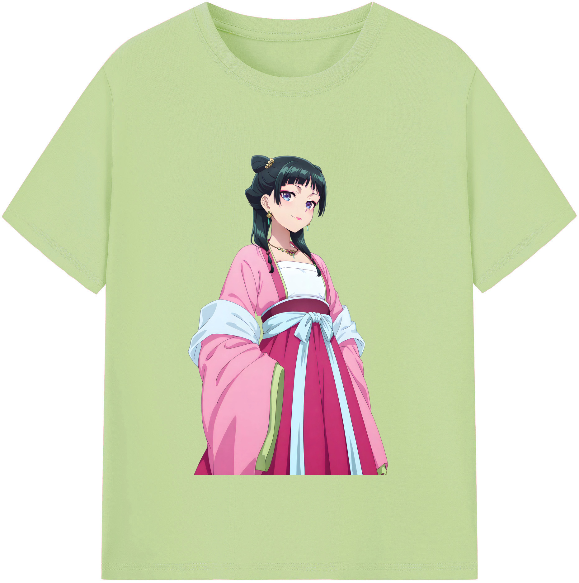 （画像用） 薬屋のひとりごと The Apothecary Diaries 綿100％半袖Tシャツ（フロントプリント）